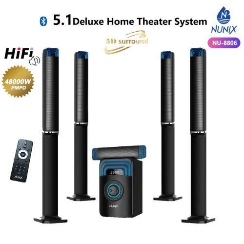 Nunix Deluxe Home Theatre System 5.1 CH -48000W