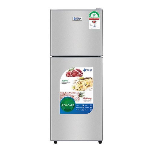Nunix 138L Double Door Fridge Energy Efficient BCD-138.