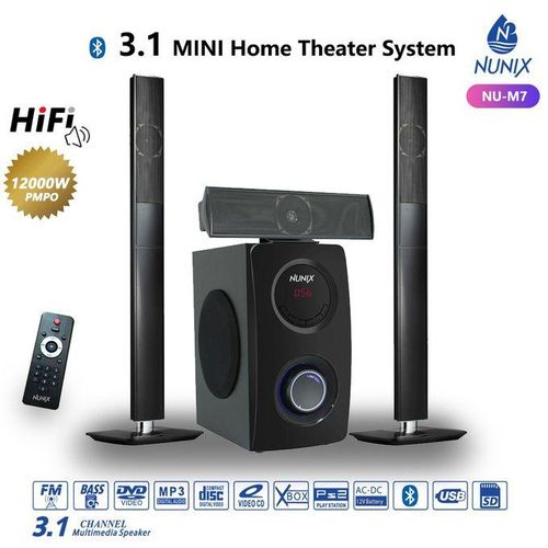 Nunix 3.1CH Home Theater Speaker System 12000W